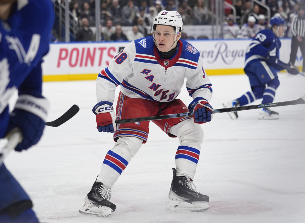 High-energy Adam Sykora makes NHL debut as he looks to make long-term Rangers impact