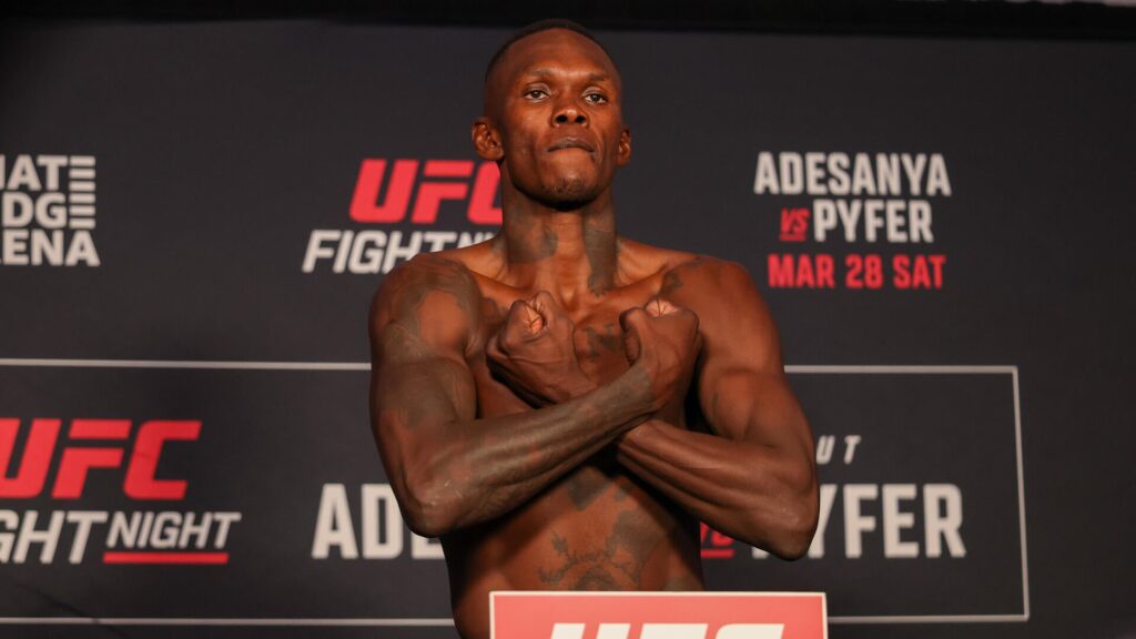 UFC Fight Night, Israel Adesanya vs. Joe Pyfer: Start time, where to watch live on Paramount+ UFC Fight Night, Israel Adesanya vs. Joe Pyfer: Start time, where to watch live on Paramount+