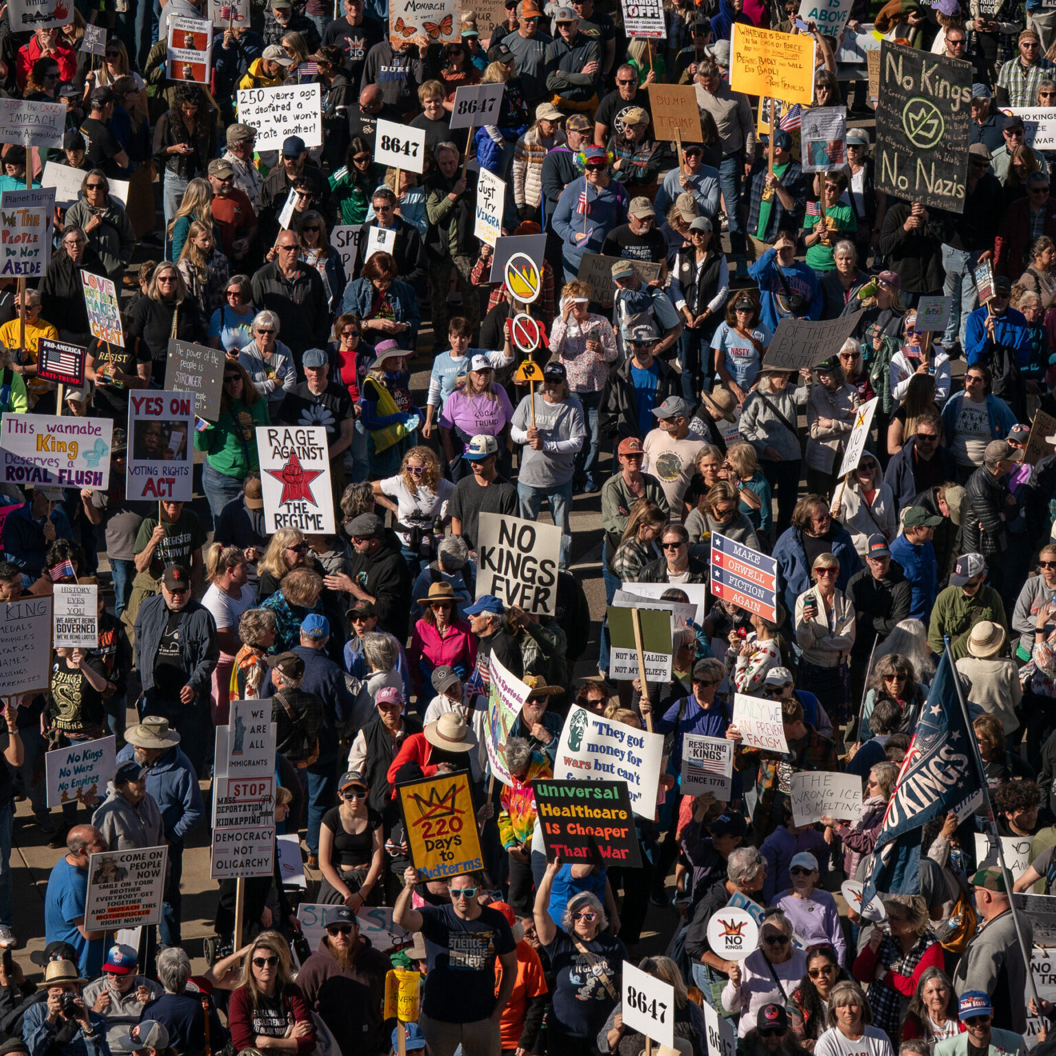 ‘No Kings’ Protests Decry Trump and His Agenda