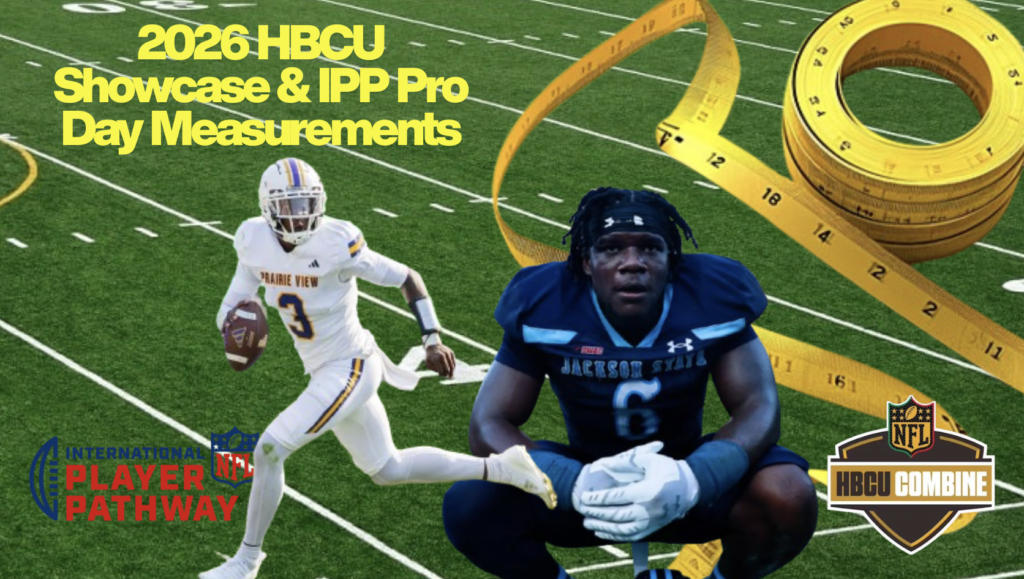 2026 HBCU Showcase & IPP Pro Day Measurements 2026 HBCU Showcase & IPP Pro Day Measurements
