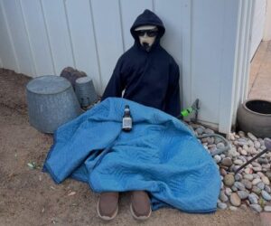 Look: ‘Trespasser’ at California home was an April Fools’ dummy