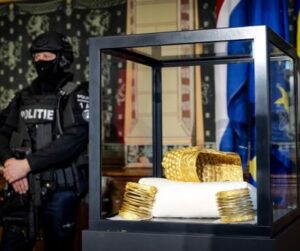 Golden helmet, bracelets recovered year after Dutch museum theft