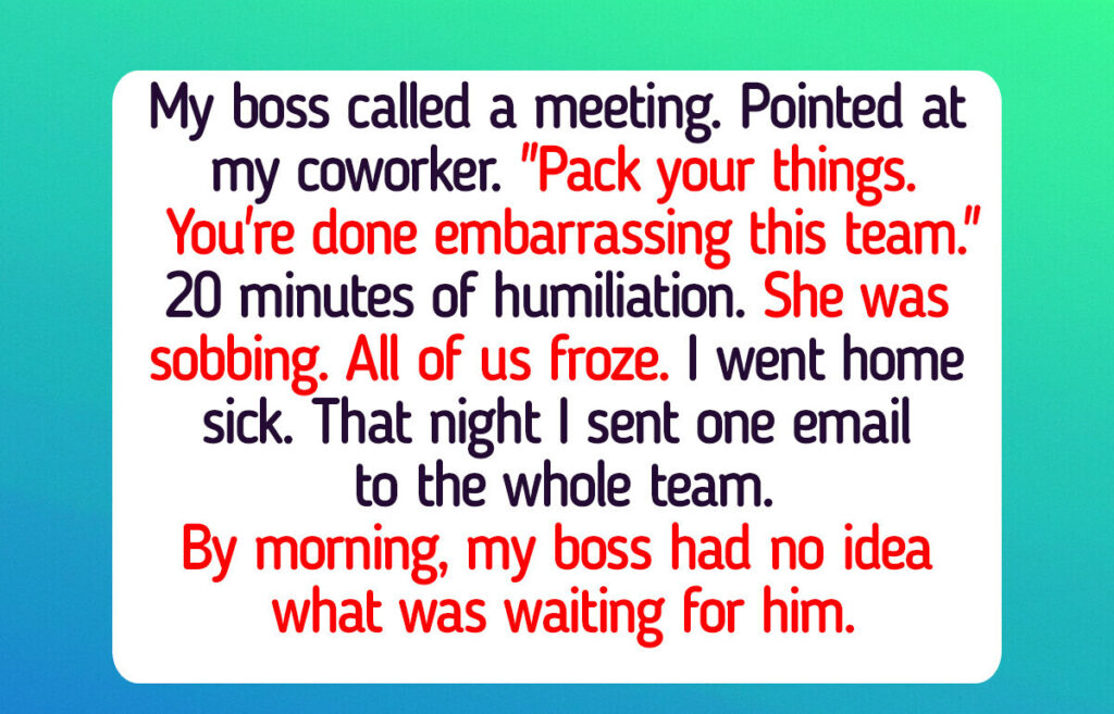 12 Times Standing Up for a Coworker Took Nothing but Quiet Kindness 12 Times Standing Up for a Coworker Took Nothing but Quiet Kindness