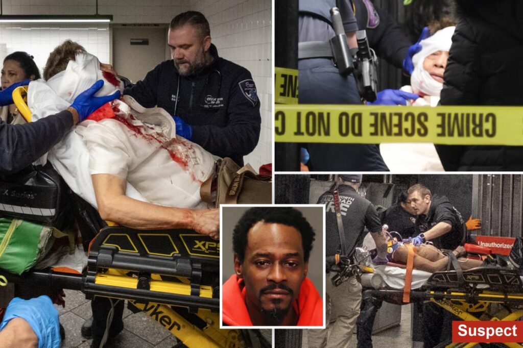 Machete-wielding maniac stabs 3 elderly straphangers at Grand Central Terminal…
