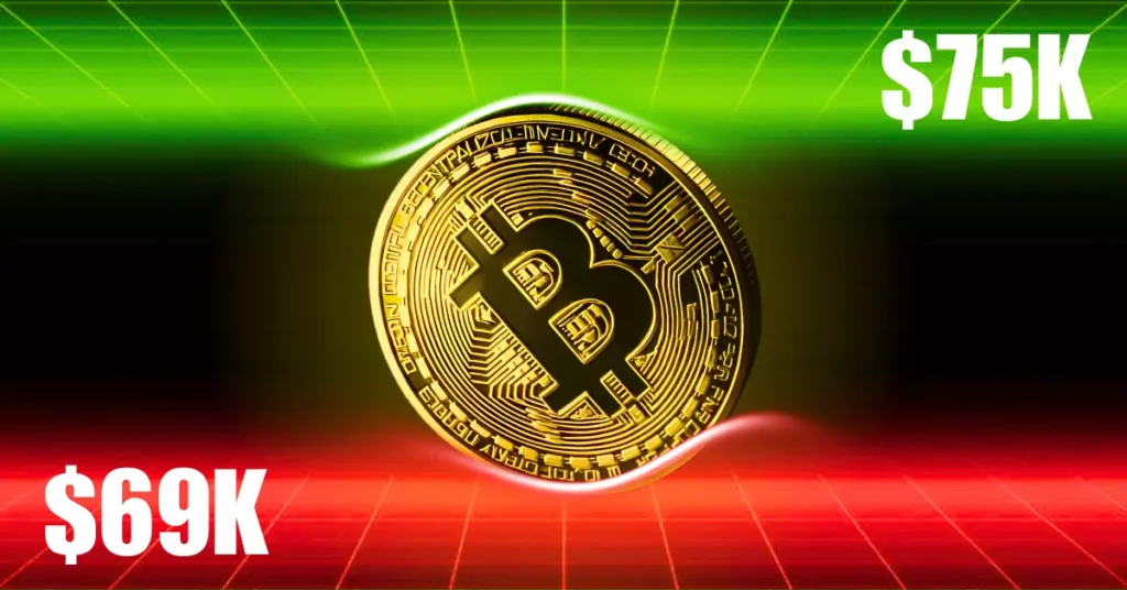Bitcoin Trapped Between $69K Support and $75K Resistance — Breakout Move Incoming?