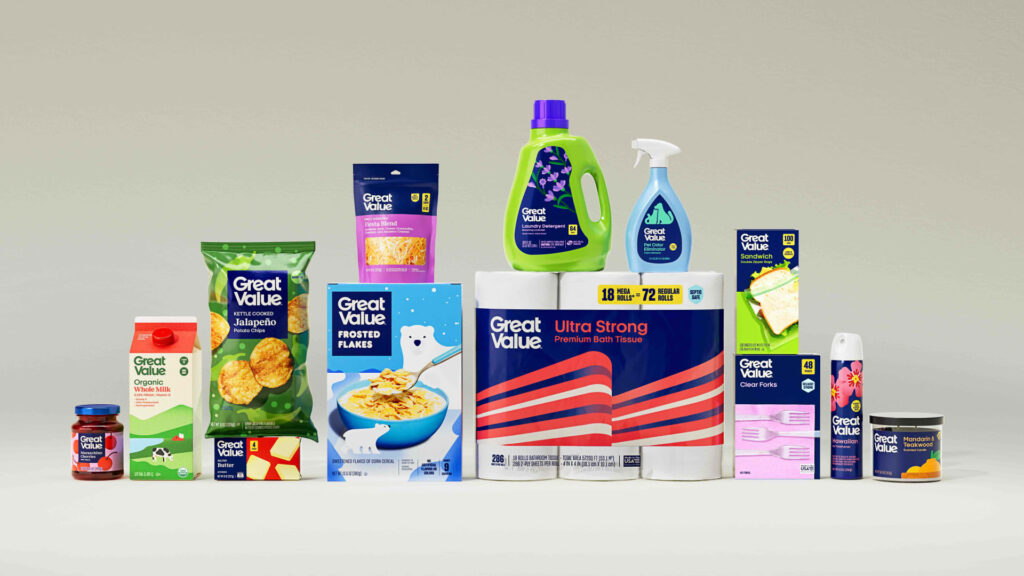 Walmart is refreshing the look of Great Value, its largest private-label brand Walmart is refreshing the look of Great Value, its largest private-label brand