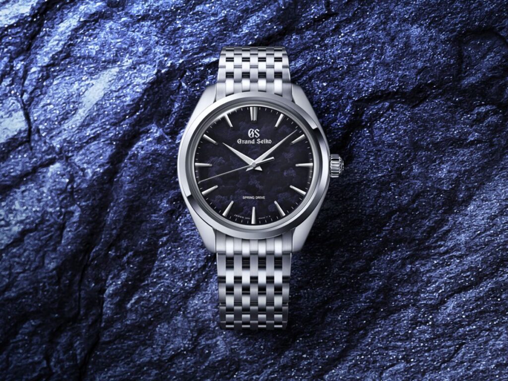 New Grand Seiko watch with slim movement and deep blue dial revealed