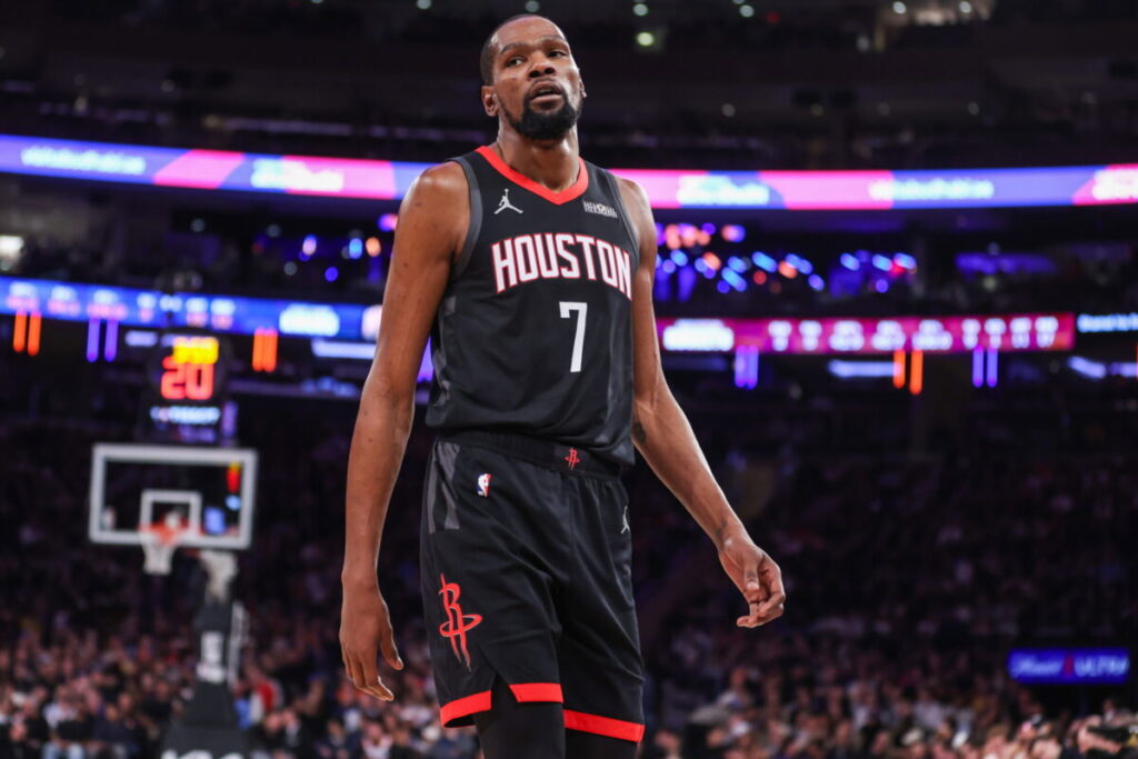 Rockets Get Bad News About Kevin Durant’s Injury Ahead Of Game 2 Against Lakers