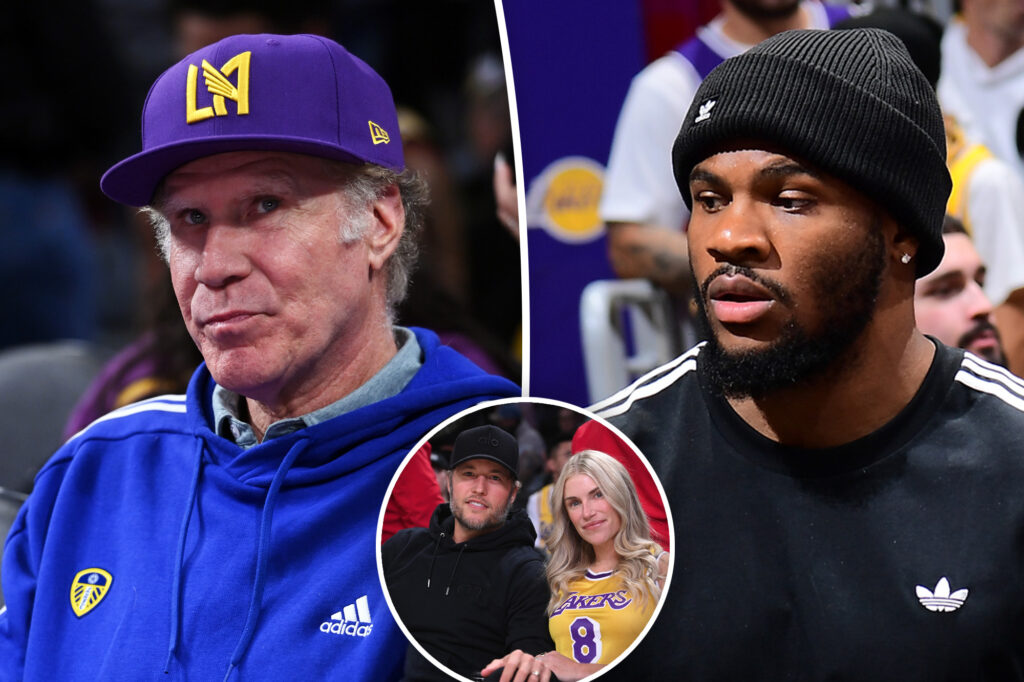 Lakers vs Rockets Game 2 brings star-studded crowd with Matthew Stafford, Will Ferrell, Shannon Sharpe and more