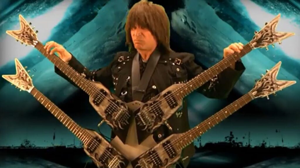 “I had a two-neck guitar, then Steve Vai came out with his three-neck guitar. My label wanted me to challenge Steve to a duel”: Michael Angelo Batio on the origin of his four-neck guitar