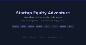 Show HN: Startup Equity Adventure Game