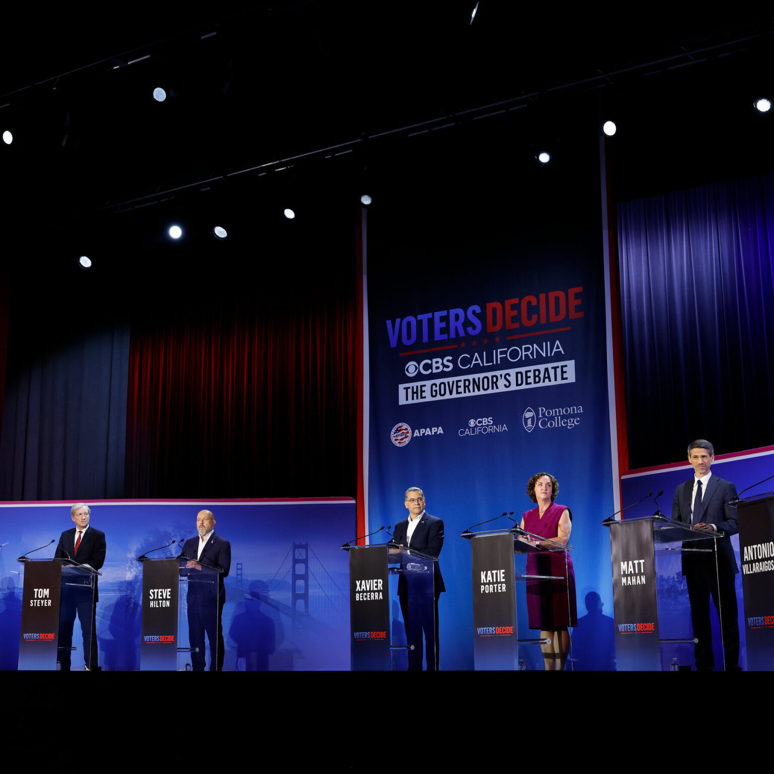 Takeaways From the California Governor Debate at Pomona College
