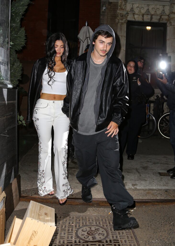 Kylie Jenner and Timothée Chalamet have double date with Jordyn Woods and Karl-Anthony Towns after Knicks game