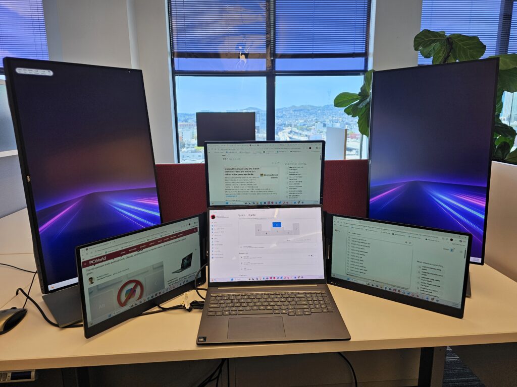 My five-screen laptop setup felt like peak productivity…until I actually used it