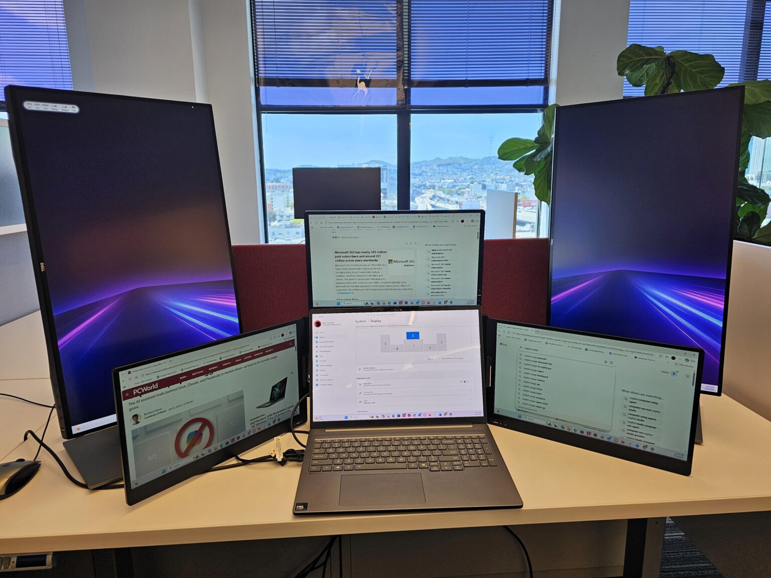 My five-screen laptop setup felt like peak productivity…until I actually used it