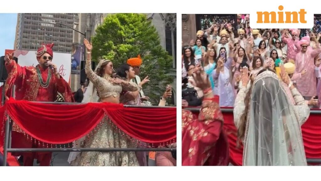 Indian couple’s Bollywood-style wedding shut down New York’s busiest street — Here’s how they planned it