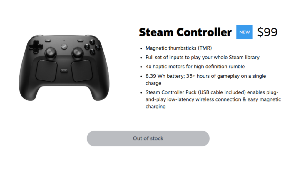 Don’t pay scalper prices for a Steam Controller
