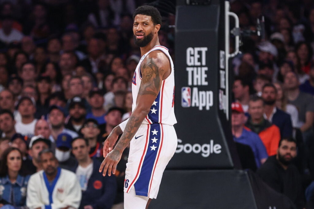 Paul George Confronted by Teammate After Last-Minute Mistake Costs 76ers’ Chance to Tie Series vs. Knicks