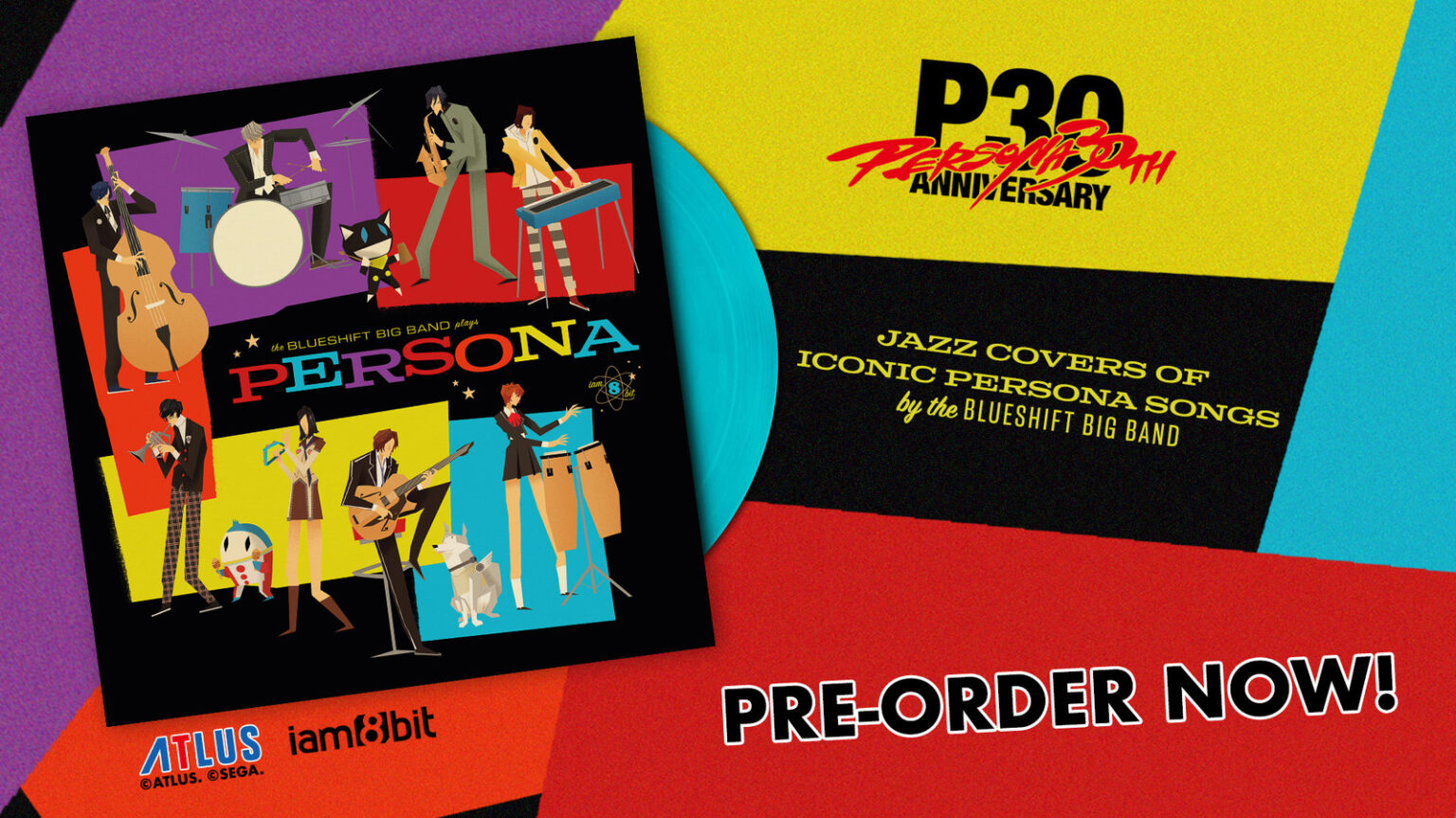 iam8bit recorded a jazzy Persona album for the series’ 30th