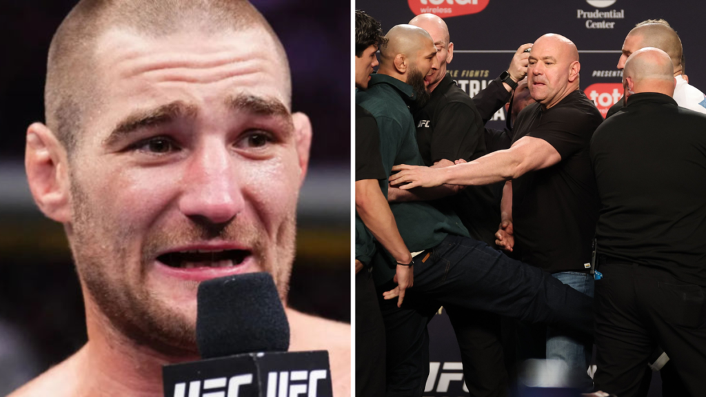Sean Strickland suffered ‘kick in the nuts’ from Khamzat Chimaev, reveals Dana White