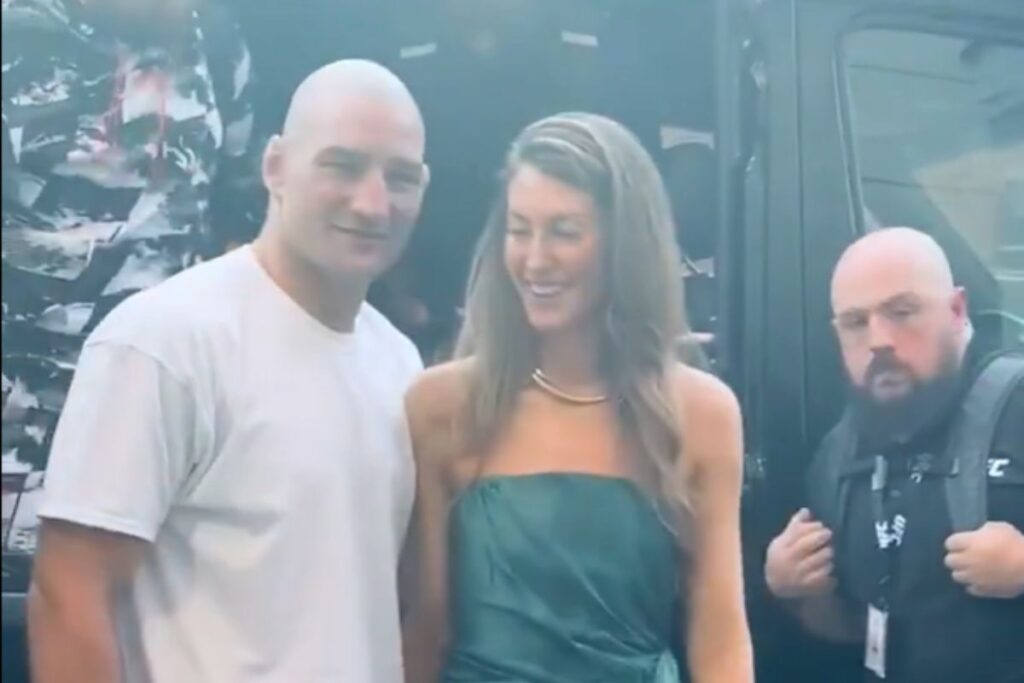 Sean Strickland’s Wife Grabs Spotlight as Fans Give Grim UFC 328 Predictions
