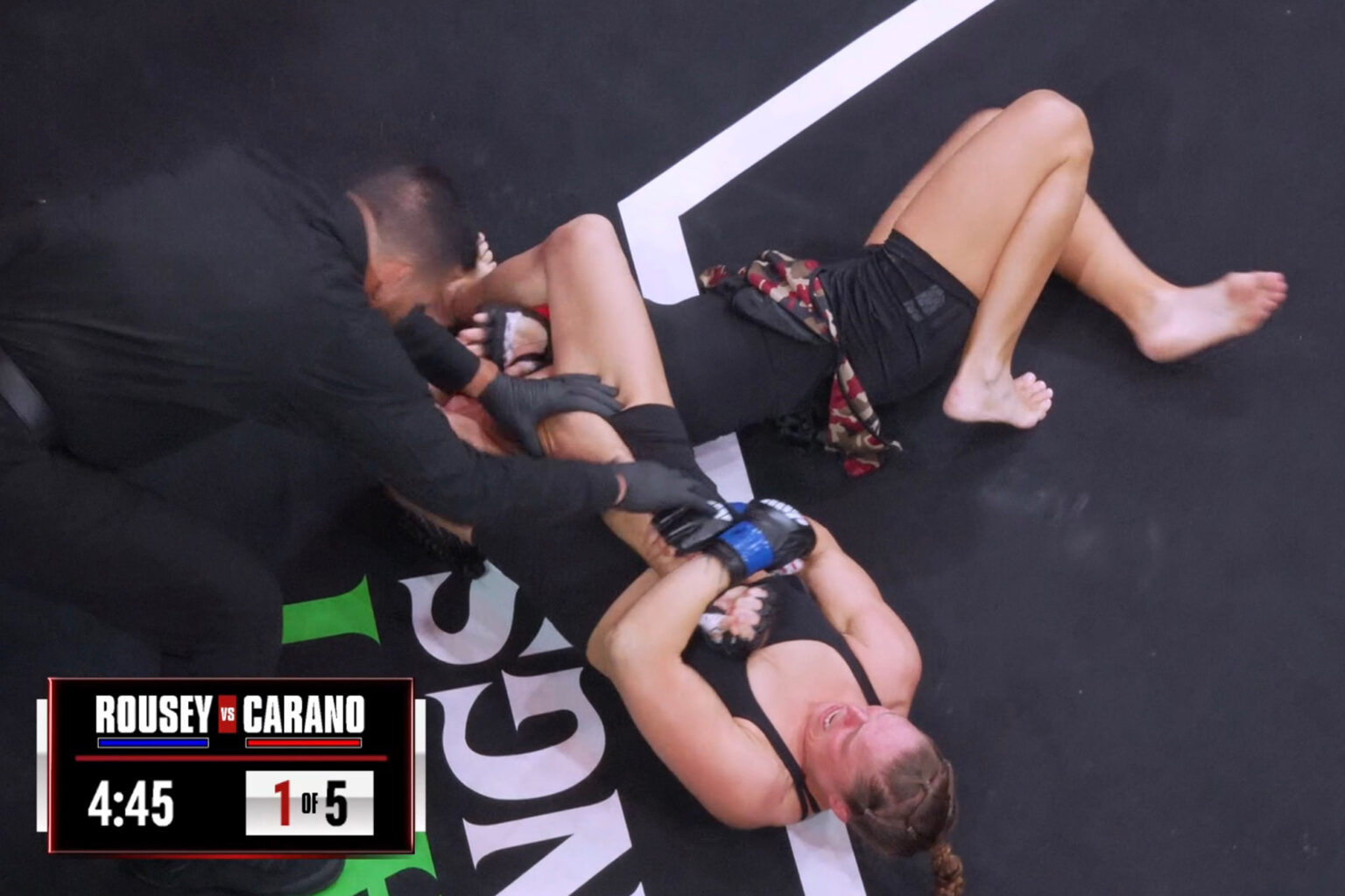 Ronda Rousey only needs 17 seconds to defeat Gina Carano in stunning end to anticipated fight