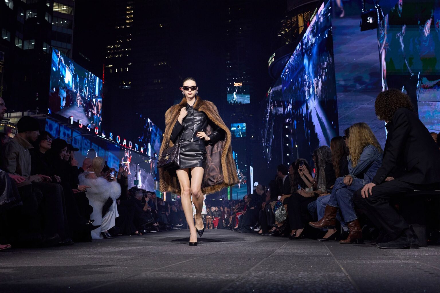 Tom Brady, Mariah Carey, and Lindsay Lohan Walk Into Times Square: Inside Gucci’s New York Takeover