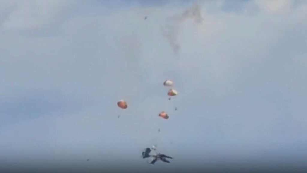 Two EA-18 fighter jets collide at Mountain Home airshow, pilots ejected safely