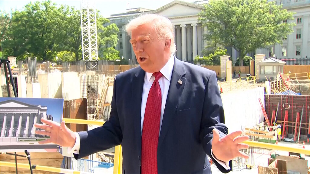 Trump showcases new ‘drone-protected’ White House ballroom