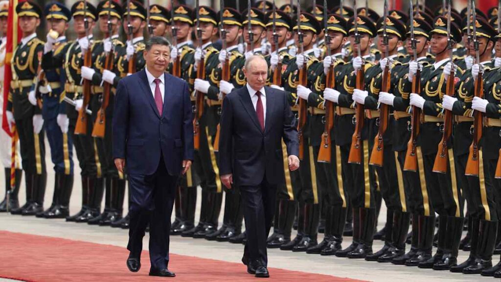 Putin hails ‘unprecedented’ China ties in Xi meeting