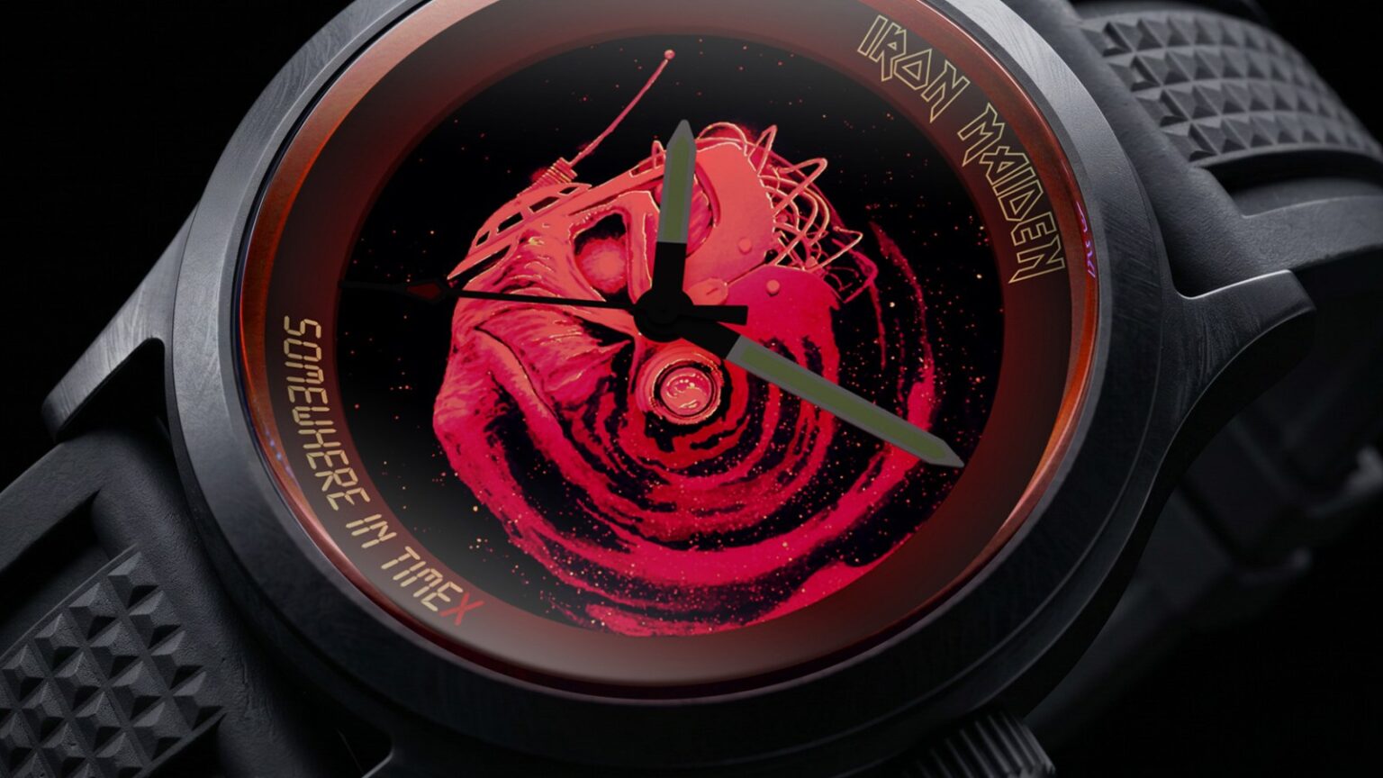 This New Iron Maiden x Timex Watch Features a Light-Up Cyborg Eddie. Here’s Where to Preorder It Early