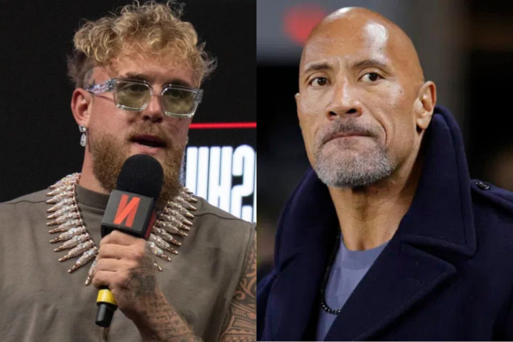 Jake Paul Takes Cheeky Jab at Dwayne ‘The Rock’ Johnson’s $15M Move Against NFL Jake Paul Takes Cheeky Jab at Dwayne ‘The Rock’ Johnson’s $15M Move Against NFL