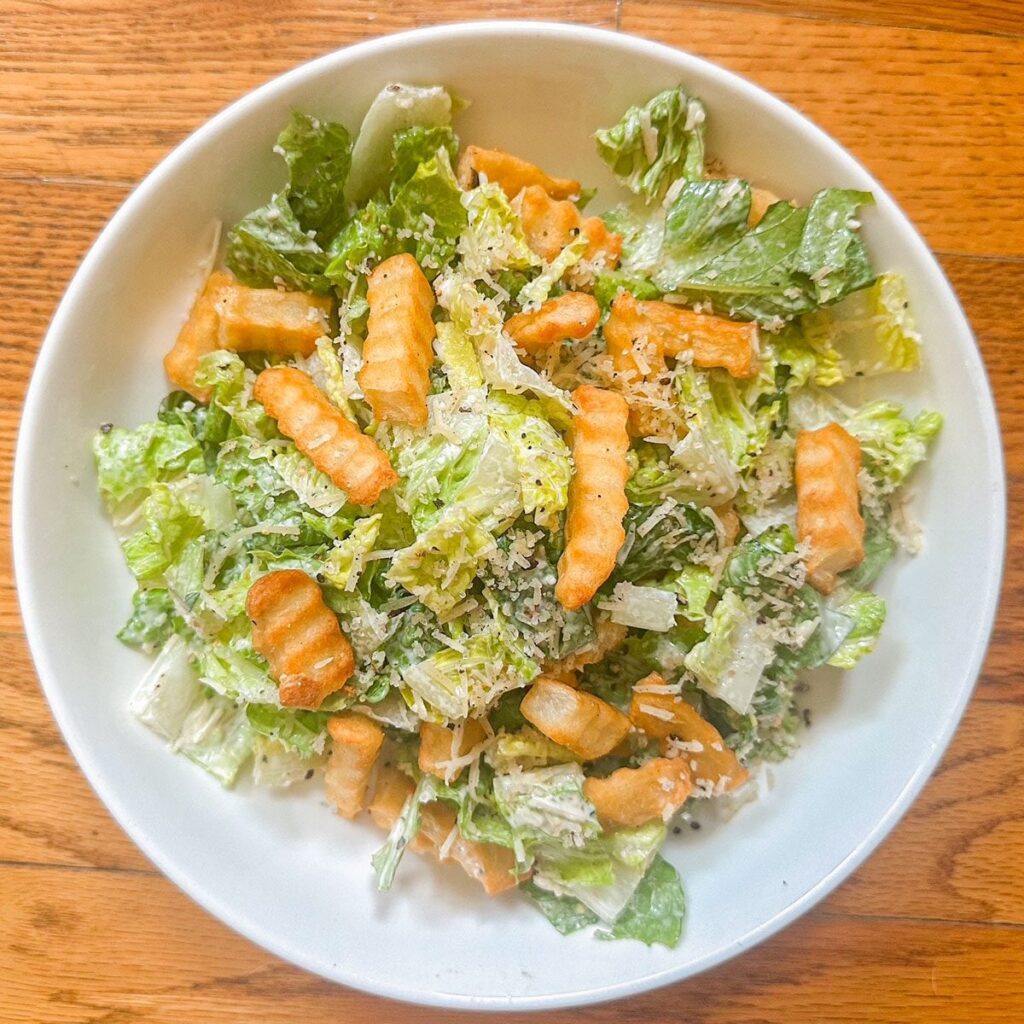 This French Fry Hack Will Make Your Salads 10 Times Better