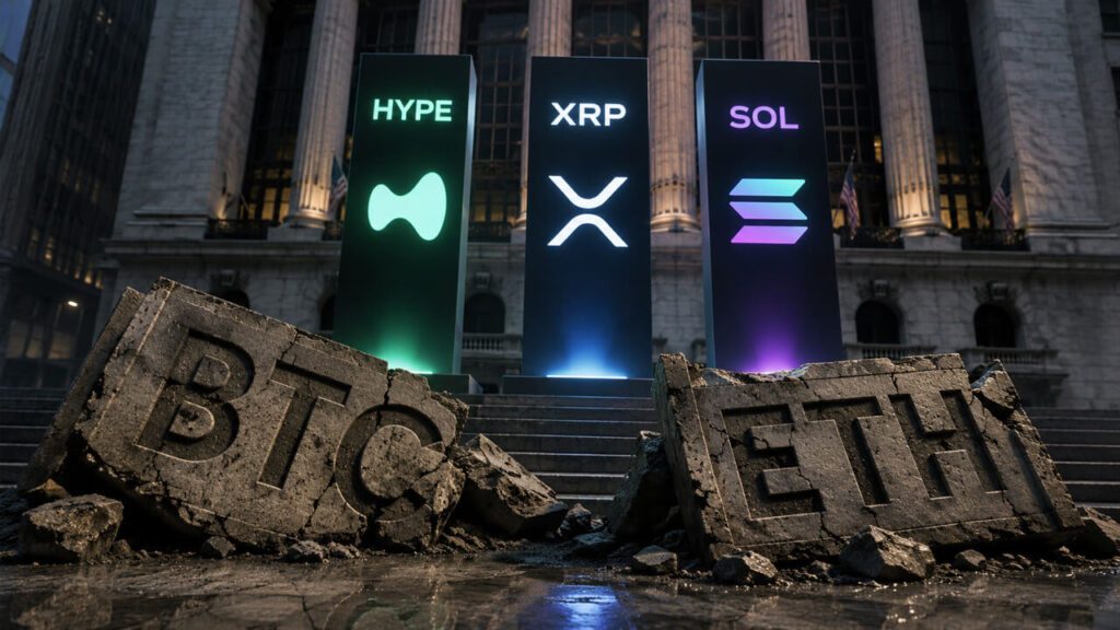 Bitcoin and Ethereum ETF outflows expose rotation into HYPE, XRP and Solana Bitcoin and Ethereum ETF outflows expose rotation into HYPE, XRP and Solana