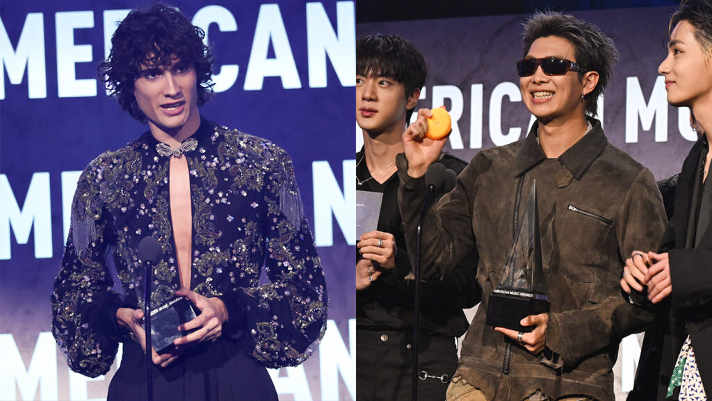 BTS Sweeps American Music Awards as Sombr Wins Two Televised Trophies