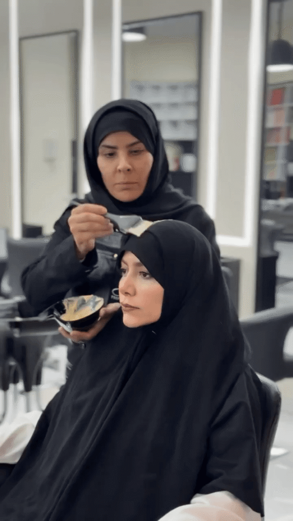A hair bleaching appointment at the salon!