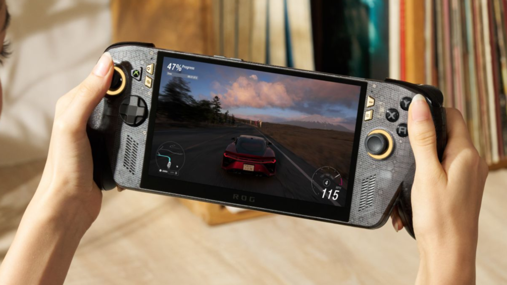 The ROG Ally X20 is basically the same handheld with OLED and gold trim The ROG Ally X20 is basically the same handheld with OLED and gold trim