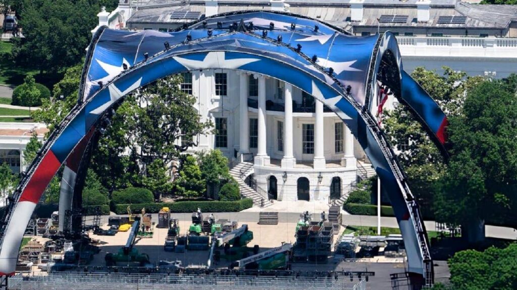 Latest look at UFC Freedom 250 White House transformation