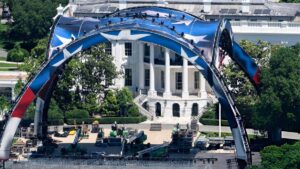 Latest look at UFC Freedom 250 White House transformation