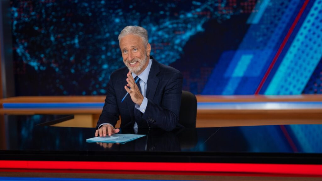 Jon Stewart Details Unlikely Connection Between Epstein and Trump’s Freedom 250 Concert