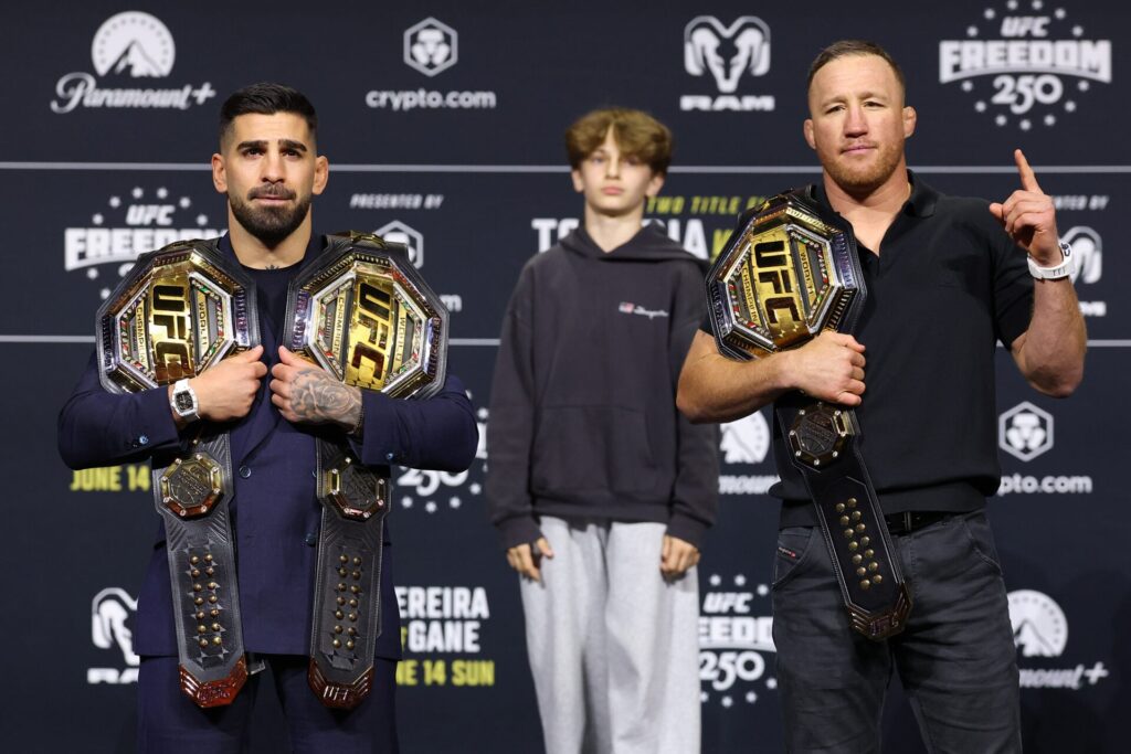Israel Adesanya reveals clear Ilia Topuria and Justin Gaethje prediction for title fight at UFC Freedom 250 Israel Adesanya reveals clear Ilia Topuria and Justin Gaethje prediction for title fight at UFC Freedom 250