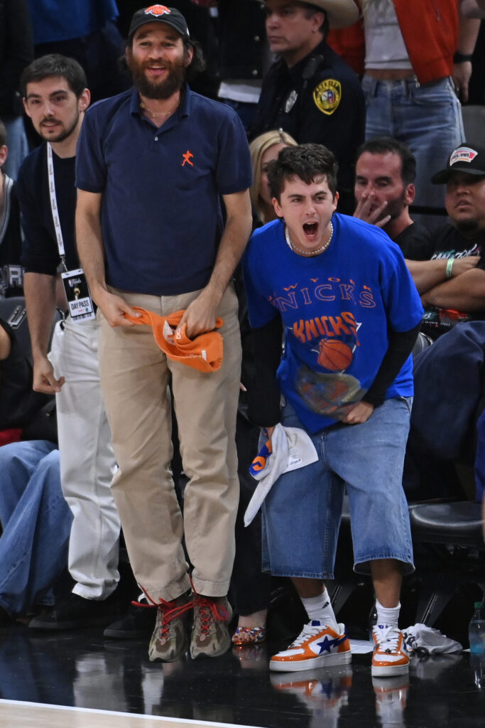 Timothée Chalamet shades the Oscars while celebrating Knicks’ historic NBA championship