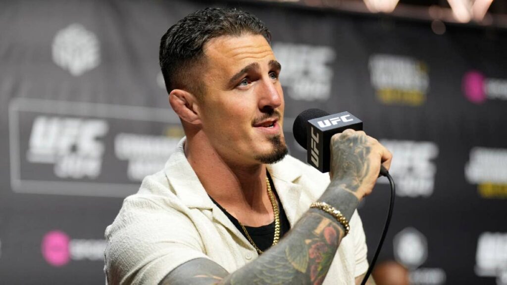 Tom Aspinall on Ciryl Gane’s win over Alex Pereira: ‘A lot of illegal elbows going on’ Tom Aspinall on Ciryl Gane’s win over Alex Pereira: ‘A lot of illegal elbows going on’