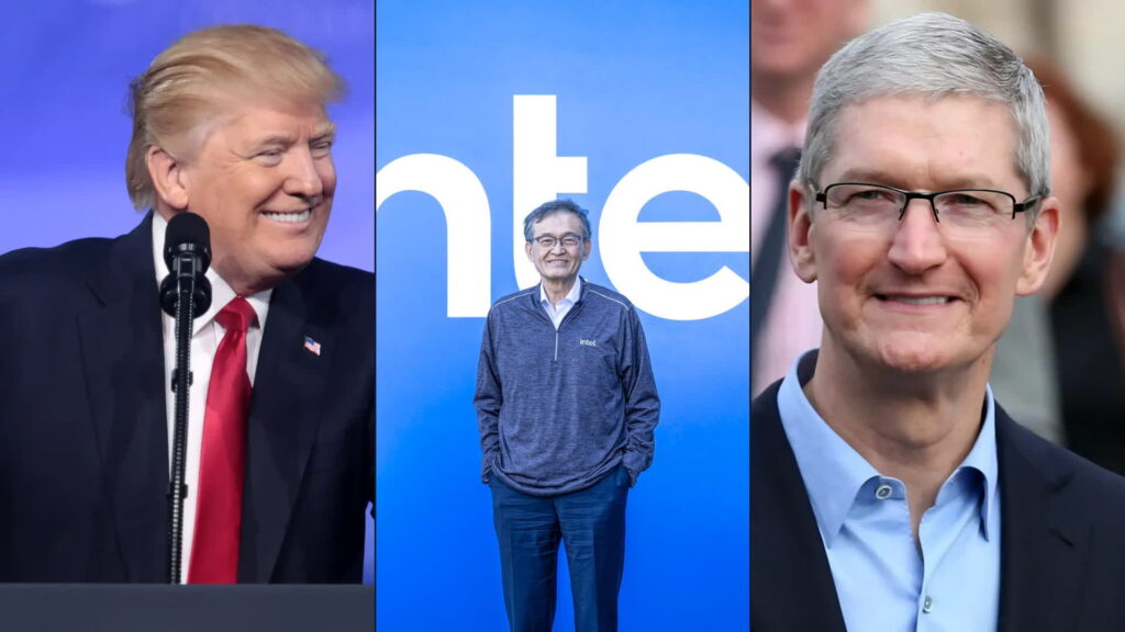 Trump says Apple will work with Intel to build chips in the US