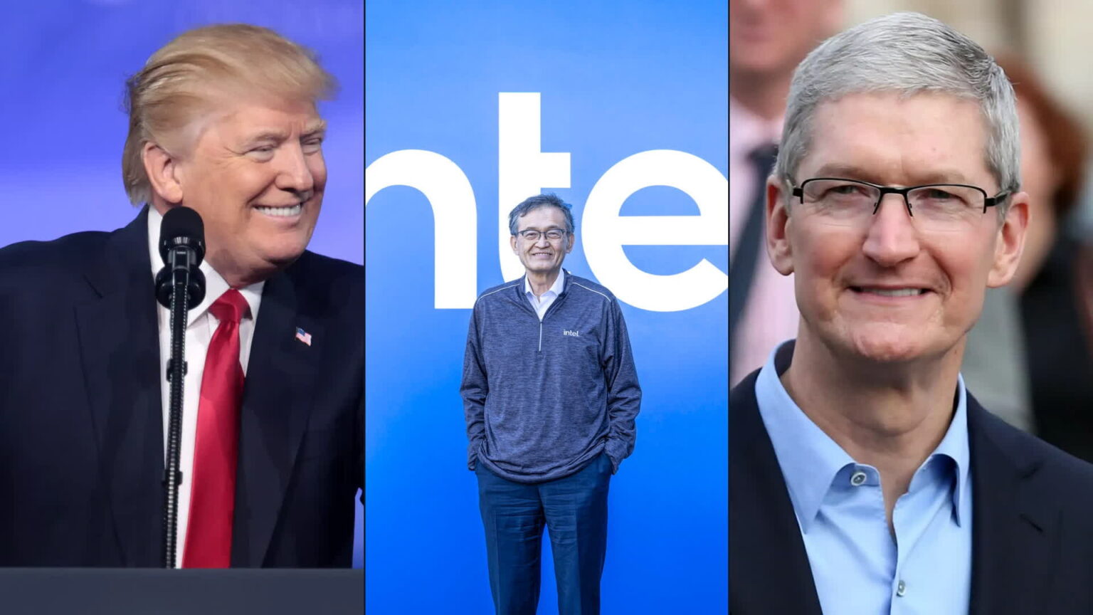 Trump says Apple will work with Intel to build chips in the US