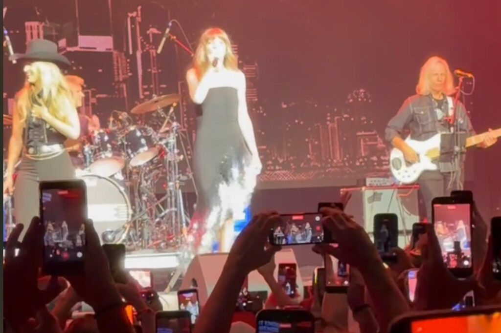 Taylor Swift sings ‘Love Story’ duet with Lainey Wilson in surprise performance at Travis Kelce’s TEU concert