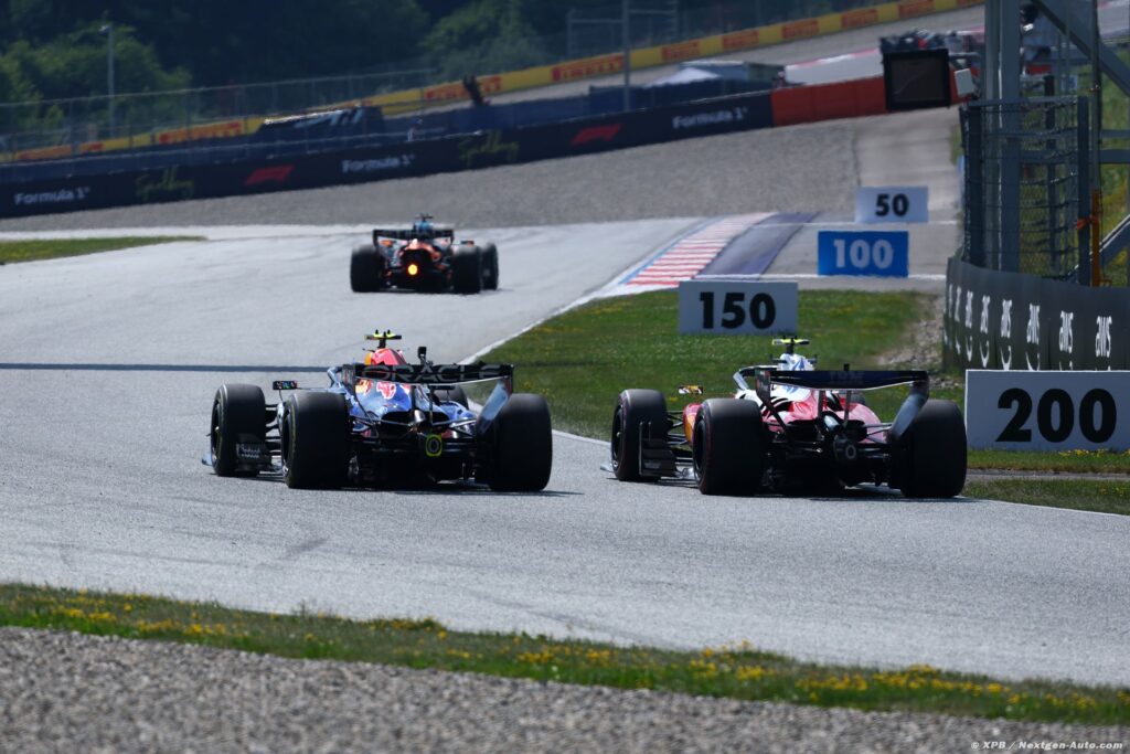 Hadjar a savouré ses premières batailles avec les ténors de la Formule 1