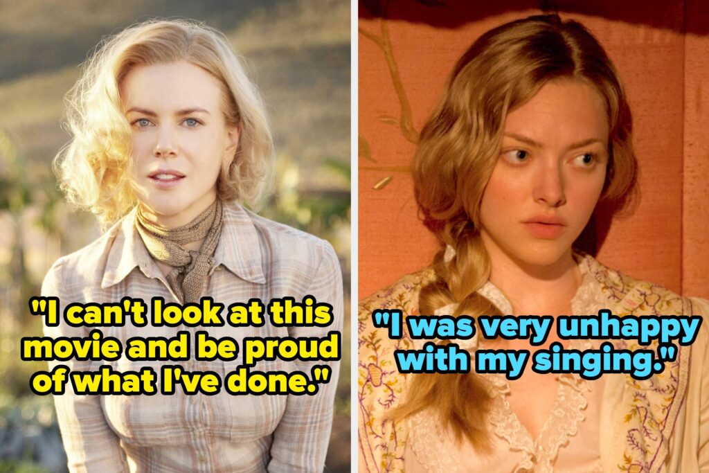 41 Movie Roles Actors Cringe Looking Back On — Because They Straight-Up Think They Did A Bad Job