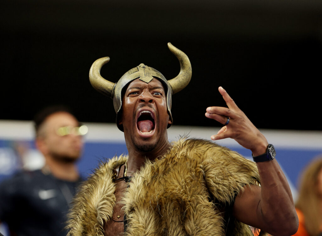 Giants QB Jameis Winston enjoys Norway World Cup win in full Viking gear