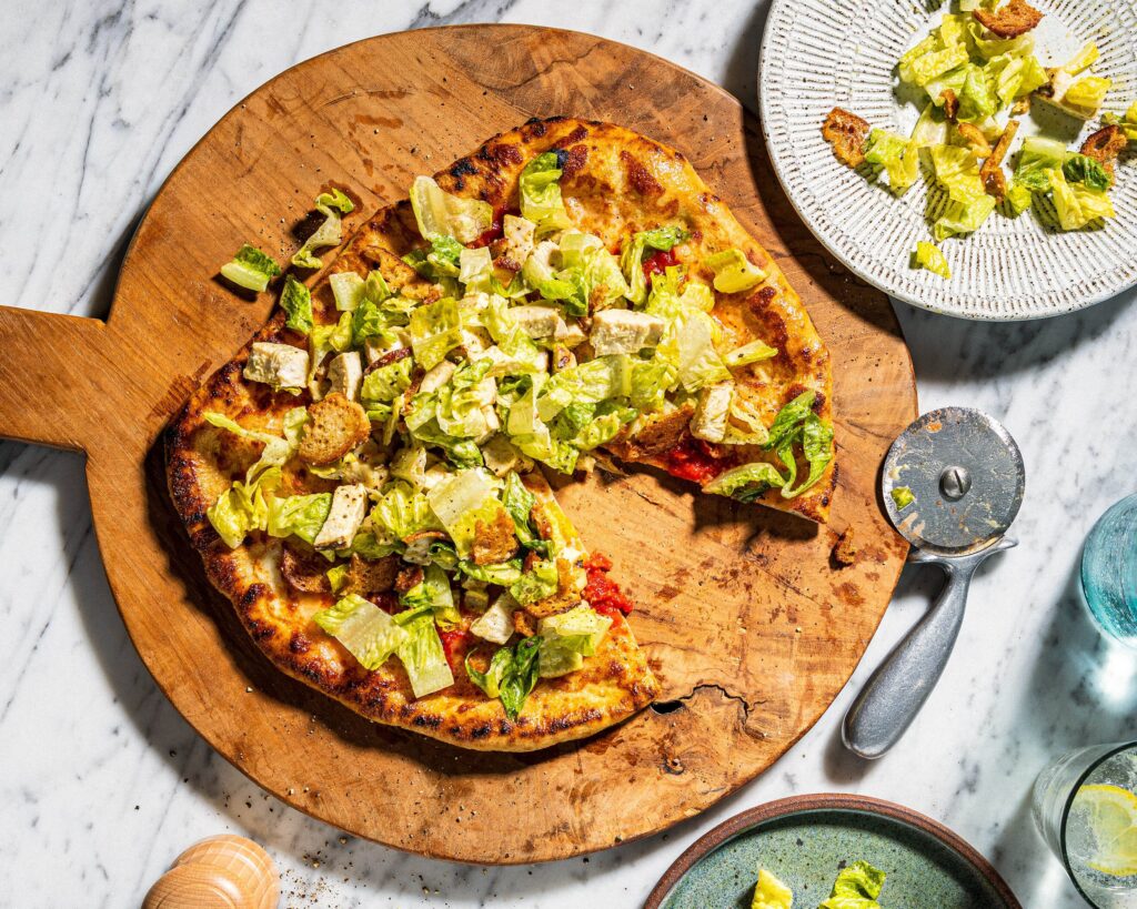 How Do You Make Pizza Healthy? Put a Salad on It. How Do You Make Pizza Healthy? Put a Salad on It.